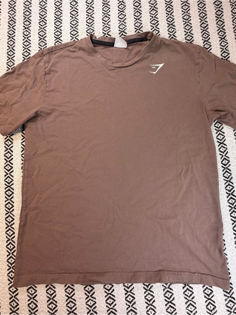 Gymshark Critical T-Shirt Mens Tee M Brown Athletic Workout Exercise Gym Running